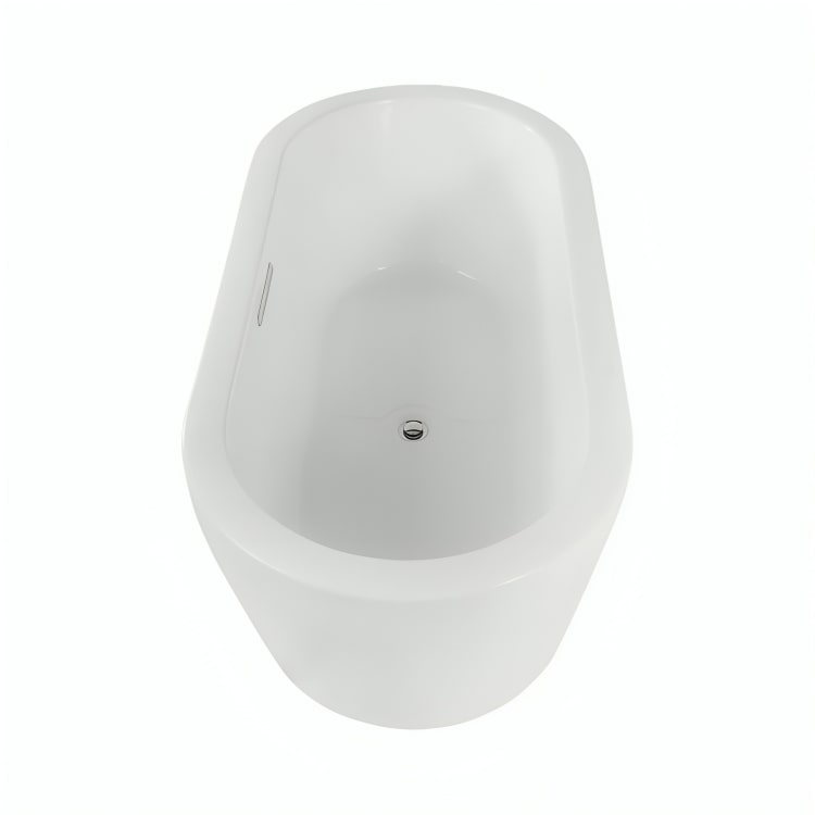 Bañera individual freestanding sin hidromasaje. Diseño minimalista con faldón perimetral. Disponible en Todo Para tu Baño. Solicita instalación.