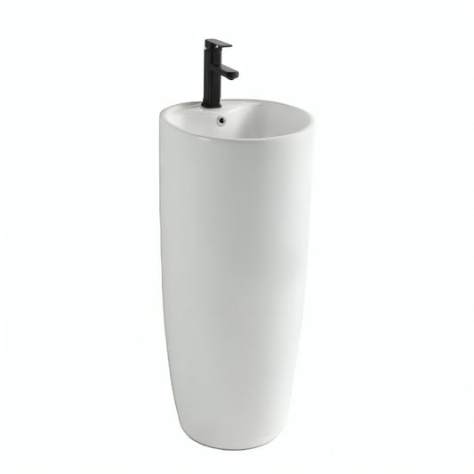 Lavabo de pedestal Bacalar: diseño curvo elegante, cerámica de alta resistencia, cocción a 1980 °C y acabado blanco. Fácil de instalar y con certificaciones internacionales.
SKU: 301