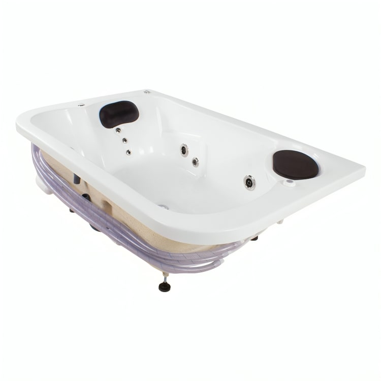 Jacuzzi cómodo para dos personas y jets de hidromasaje colocados estrategicamente para un confort sin igual. Disponible en Todo Para tu Baño. Solicita instalación.