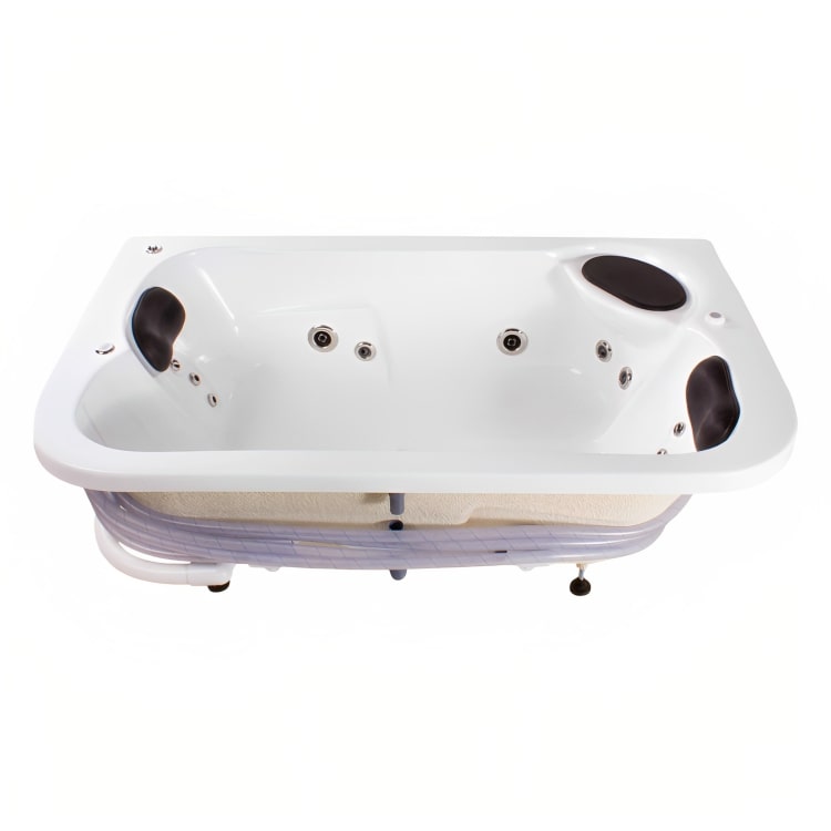 Jacuzzi cómodo para dos personas y jets de hidromasaje colocados estrategicamente para un confort sin igual. Disponible en Todo Para tu Baño. Solicita instalación.