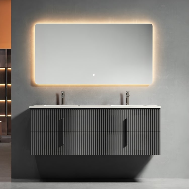 Mueble de baño Dalí | Diseño elegante con materiales premium. Encimera de porcelana y espejo LED con funciones avanzadas. ¡Descúbrelo aquí!
SKU: WS810882B-120