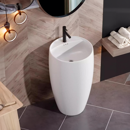 Lavabo de pedestal Alba