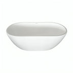 Bañera Freestanding 100-07 - Diseño escultórico, Inclinación ergonómica, 0% instalación eléctrica. ¡Cotiza hoy!