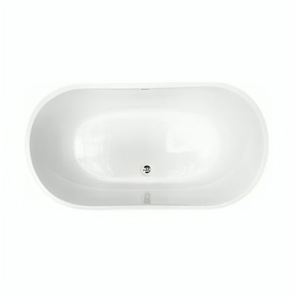 Bañera Freestanding 100-07 - Diseño escultórico, Inclinación ergonómica, 0% instalación eléctrica. ¡Cotiza hoy!