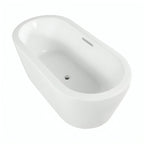 Bañera individual freestanding sin hidromasaje. Diseño minimalista con faldón perimetral. Disponible en Todo Para tu Baño. Solicita instalación. 