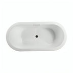 Bañera individual freestanding sin hidromasaje. Diseño minimalista con faldón perimetral. Disponible en Todo Para tu Baño. Solicita instalación. 