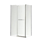 Cancel esquinero de baño Zúrich con puerta pivotante. Vidrio templado de 8 mm, marco de aluminio cromado y panel lateral. Diseño moderno, resistente y fácil de limpiar.

SKU: AZ07F3