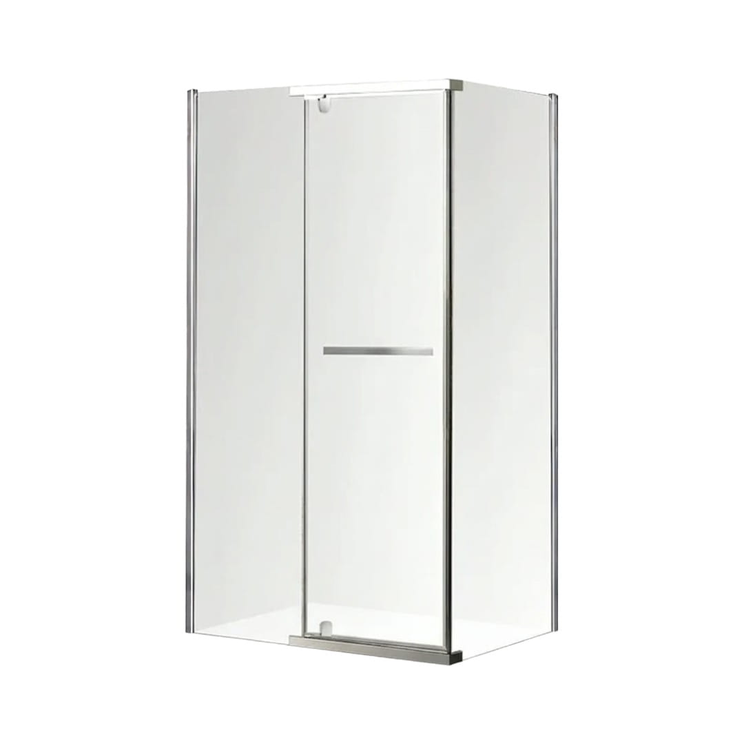 Cancel esquinero de baño Zúrich con puerta pivotante. Vidrio templado de 8 mm, marco de aluminio cromado y panel lateral. Diseño moderno, resistente y fácil de limpiar.

SKU: AZ07F3