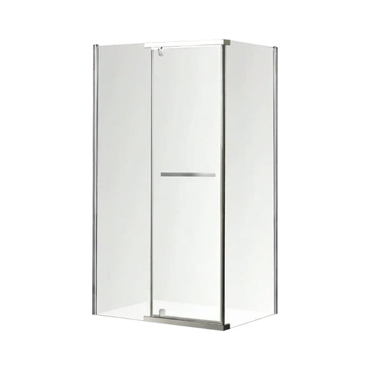 Cancel esquinero de baño Zúrich con puerta pivotante. Vidrio templado de 8 mm, marco de aluminio cromado y panel lateral. Diseño moderno, resistente y fácil de limpiar.

SKU: AZ07F3