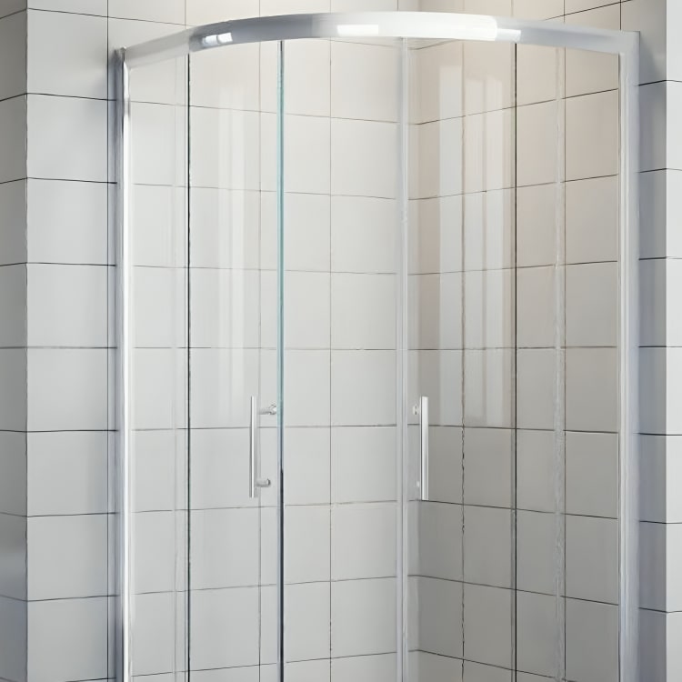 El Cancel de Baño París combina diseño semicircular con vidrio templado de seguridad de 5 mm, rodillos silenciosos y nanovidrio. Disponible en acabados premium con certificaciones internacionales.

SKU: WS-QE88