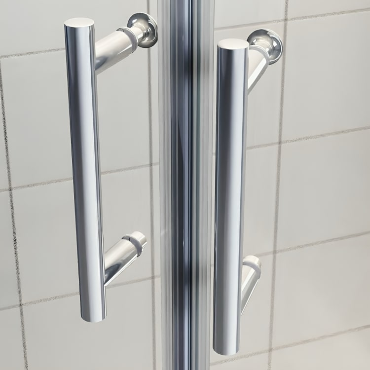 El Cancel de Baño París combina diseño semicircular con vidrio templado de seguridad de 5 mm, rodillos silenciosos y nanovidrio. Disponible en acabados premium con certificaciones internacionales.

SKU: WS-QE88