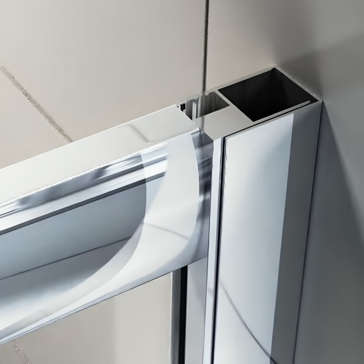 El Cancel de Baño París combina diseño semicircular con vidrio templado de seguridad de 5 mm, rodillos silenciosos y nanovidrio. Disponible en acabados premium con certificaciones internacionales.

SKU: WS-QE88