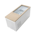 Lleva tu recuperación al nivel comercial con Cold Box Pro. Tina de inmersión en frío con mueble integrado, agua a 3°C, purificación por ozono y conexión 110v.