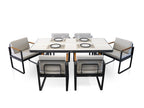 Comedor para exterior Airport 2.0 - Grafito y Gris