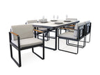 Comedor para exterior Airport 2.0 - Grafito y Gris