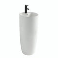Lavabo de pedestal Bacalar: diseño curvo elegante, cerámica de alta resistencia, cocción a 1980 °C y acabado blanco. Fácil de instalar y con certificaciones internacionales.

SKU: 301