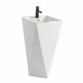 Lavabo de pedestal Bracciano: diseño geométrico vanguardista en cerámica de alta resistencia. Cocción a 1980 °C, fácil mantenimiento y calidad certificada.

SKU: 209