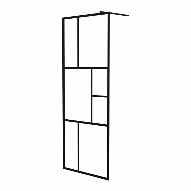 Mampara de ducha Baviera con diseño walk-in. Vidrio templado de 8 mm, marco de aluminio y acabados premium. Accesibilidad y elegancia para cualquier baño.

F005-1+F12P1