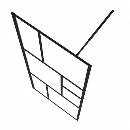 Mampara de ducha Baviera con diseño walk-in. Vidrio templado de 8 mm, marco de aluminio y acabados premium. Accesibilidad y elegancia para cualquier baño.

F005-1+F12P1