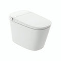 Sanitario inteligente F25-T con control remoto, bidet autolimpiante, descarga con sensor, secado con aire caliente, esterilización por plasma y control desde app. Alta tecnología y diseño elegante.