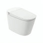 Sanitario inteligente F25-T con control remoto, bidet autolimpiante, descarga con sensor, secado con aire caliente, esterilización por plasma y control desde app. Alta tecnología y diseño elegante.