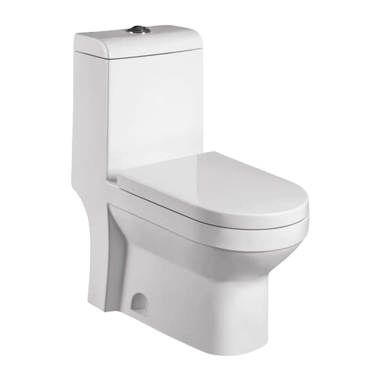 Sanitario One Piece Eneas con descarga Tornado de 4.8 L, doble botón y diseño robusto. Cerámica premium, asiento con cierre suave y garantía de 10 años.

SKU:WS-B8014