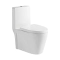 Sanitario Cristina One-Piece Blanco: Diseño moderno con trampa oculta, sistema de descarga dual de alta eficiencia y asiento de cierre lento. Calidad premium para tu baño. ¡Compra en Todo Para Tu Baño!