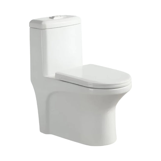 Sanitario One Piece Constantino con descarga Tornado, doble botón, interior sin reborde y asiento con cierre suave. Cerámica premium con garantía de 10 años.

SKU: WS-G0895