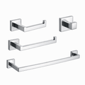 Set de accesorios Moravia en latón. Incluye 4 piezas empotradas para baño. Disponible en Todo Para tu Baño