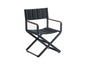 Silla de exterior Clint - Negro
