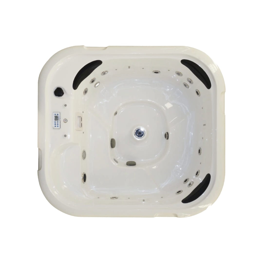 Disfruta el Spa de Exterior Heaven para 6 personas. Con 3 cascadas, sistema blower, cromoterapia y calentador de 5500W. ¡El lujo que tu terraza merece!