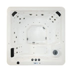 Spa Jumbo de gran formato con triple motor, 45 jets, fuentes, cromoterapia y sistema LED. Máximo lujo y confort. ¡Cómpralo en Todo Para tu Baño!
