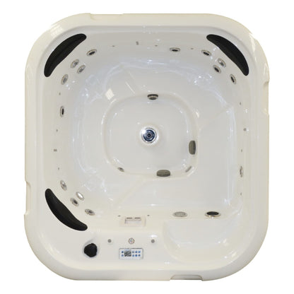 Disfruta el Spa de Exterior Heaven para 6 personas. Con 3 cascadas, sistema blower, cromoterapia y calentador de 5500W. ¡El lujo que tu terraza merece!