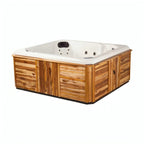 Spa exterior cuadrado para 5 personas con 45 jets, doble motor y 3 cabeceras. El más vendido. ¡Adquiérelo en Todo Para tu Baño!