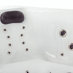 Spa exterior cuadrado para 5 personas con 45 jets, doble motor y 3 cabeceras. El más vendido. ¡Adquiérelo en Todo Para tu Baño!
