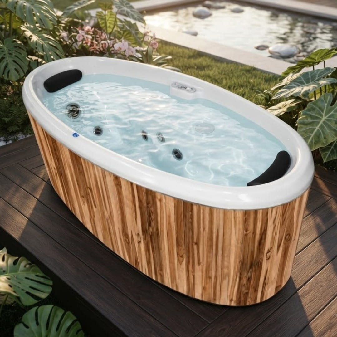 Transforma tu hogar con el Spa de Exterior Portátil para 2 personas. Hidromasaje de 10 jets, calentador de 4000W y luz LED. ¡Disfruta el máximo lujo y confort!