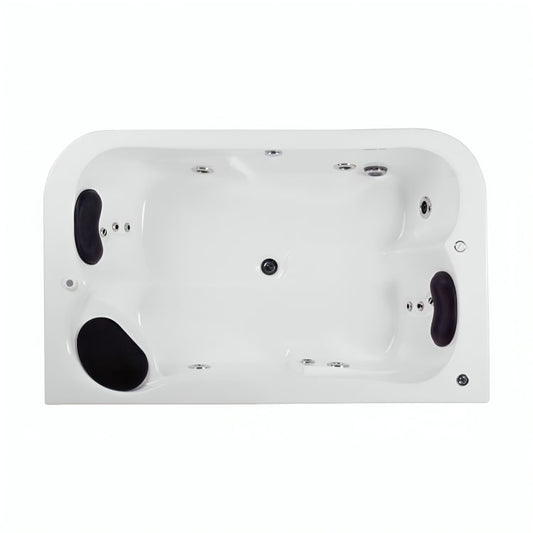 Jacuzzi cómodo para dos personas y jets de hidromasaje colocados estrategicamente para un confort sin igual. Disponible en Todo Para tu Baño. Solicita instalación.