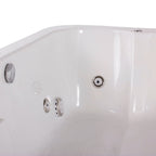 Compra la tina de hidromasaje doble Aquamarina en Todo Para Tu Baño. Diseño empotrado, 10 jets y acrílico antibacterial. Envíos rápidos y seguros a todo México.