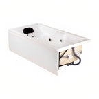 Tina individual con 12 jets, diseño ergonómico y motor silencioso. Ideal para personas de 1.80 m. ¡Adquiérela en Todo Para tu Baño!