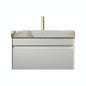 Mueble de baño Michelangelo en blanco mate con encimera de piedra sinterizada y cajón de cierre suave. Materiales premium, estilo arquitectónico y certificaciones internacionales.

SKU: WS810798-80