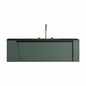 Mueble de baño Renoir en verde Morandi con encimera Calacatta dorada y cierre suave. Diseño artístico, materiales premium y certificaciones internacionales.

SKU: WS815502-120