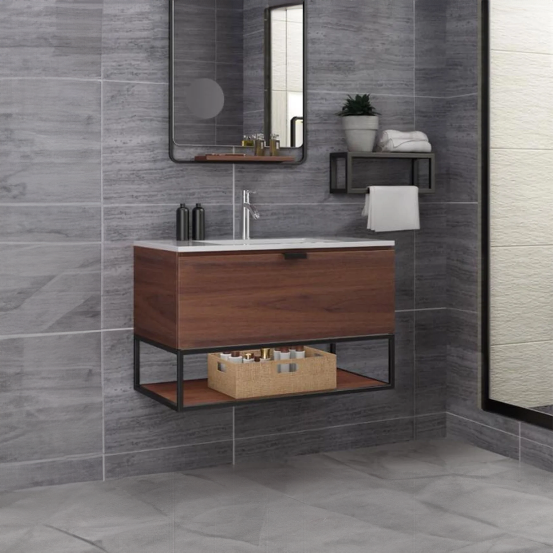 Mueble de baño Mediterráneo

Acabado tipo nogal, lavabo de cerámica, cajón con cierre suave y estante de acero inoxidable. Elegancia y funcionalidad para baños modernos.

AC815233-60