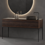 Mueble de baño Tintoretto

Diseño en color nogal, lavabo negro mate y materiales premium certificados. Sofisticación y funcionalidad para baños modernos.

KL810883-120