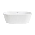 Bañera freestanding Corsica Q186 vista lateral