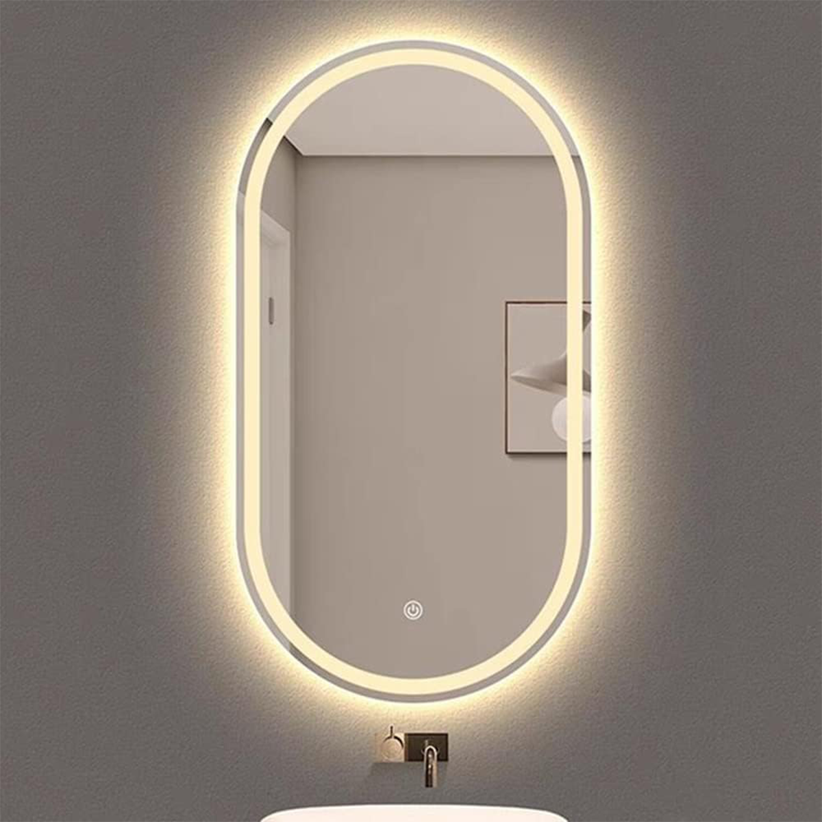 Espejo LED para baño Lustre